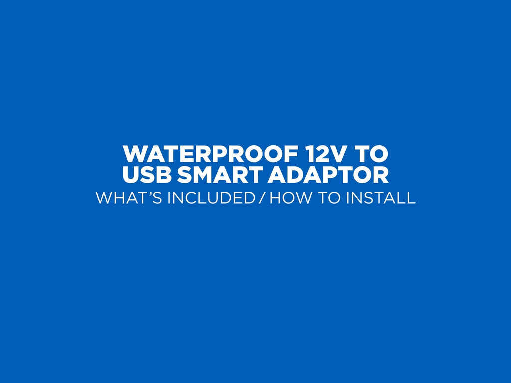 Motorcycle - Waterproof 12V to USB Smart Adaptor